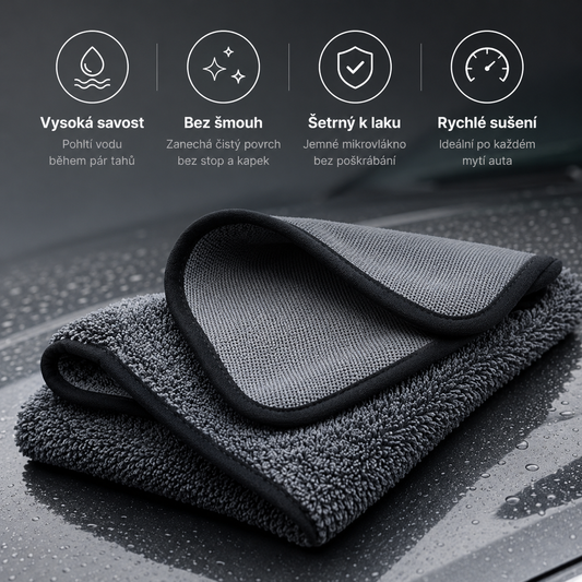Veloura™ AutoDry – Prémiový sušící ručník na auto