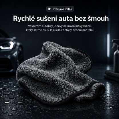 Veloura™ AutoDry – Prémiový sušící ručník na auto